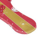 Rode Gele Kerstboom Ornamenten Snijplank (Hoek)