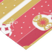 Rode Gele Kerstboom Ornamenten Tafelkleed (Gekanteld)