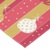 Rode Gele Kerstboom Ornamenten Tafelkleed (Gekanteld)