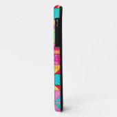 Rode Gele Kleurrijke Patchwork Dekenaankleding Case-Mate iPhone Case (Achterkant/links)