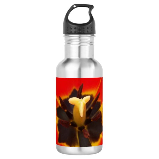 rode gele knol waterfles  (Voorkant)