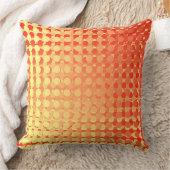 Rode Gele Multi Layer Stippenpatroon Vervagende Wo Kussen (Deken)