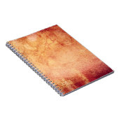 rode gele oranje retro notitieboek (Rechterzijde)