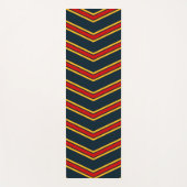Rode gele reflecterende Chevrons Yogamat (Voorkant)