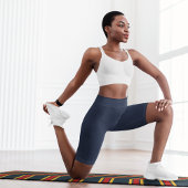 Rode gele reflecterende Chevrons Yogamat