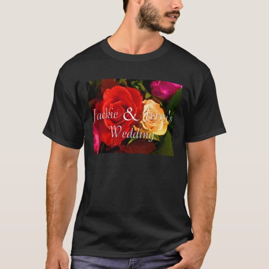 Rode Gele Rose T-shirt (Voorkant)