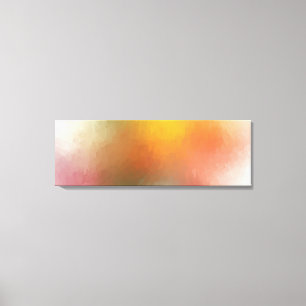 Rode gele roze groene Paarse Abstracte kunst Canvas Afdruk