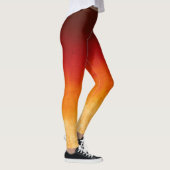 Rode gele rustige ombre leggings (Rechts)