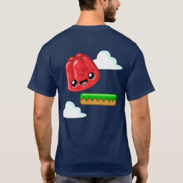 Rode Gelei Happy Crest Met Achterkant Afdruk - Hap T-shirt