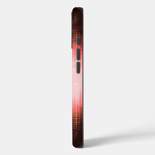 Rode geluidsgolven Case-Mate iPhone case (Achterkant / Links)