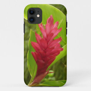 Rode gember bloem (Alpinia) tropisch Case-Mate iPhone Case