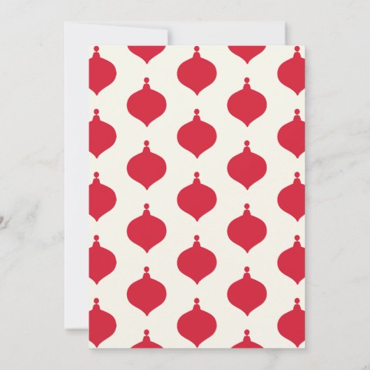 Rode  genade en gehuwde bruiloft aankondiging (Achterkant)