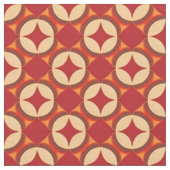 Rode geometrische abstracte ontwerp stof (Close Up)