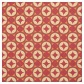 Rode geometrische abstracte ontwerp stof (Swatch)