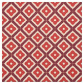 Rode geometrische abstracte ontwerp stof (Swatch)