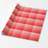 Rode geometrische mesh gradiëntpatroon cadeaupapier (Uitgerold)