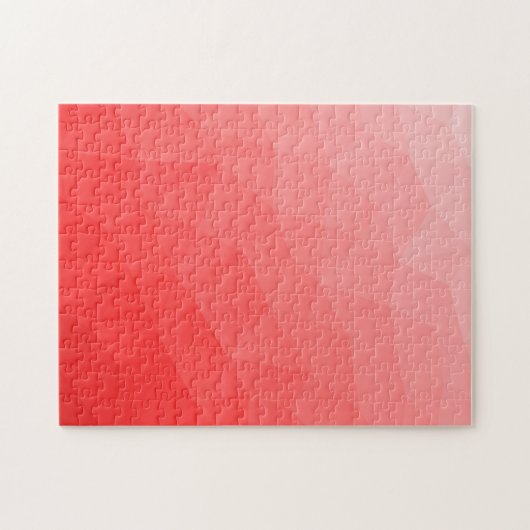 Rode geometrische mesh gradiëntpatroon legpuzzel (Horizontaal)