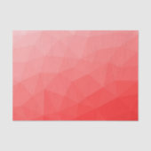 Rode geometrische mesh gradiëntpatroon tissuepapier (Voorkant)