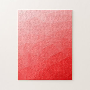 Rode geometrische meshpatroon met gradiënt legpuzzel