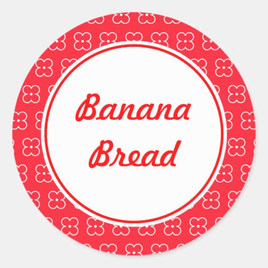 Rode Gepersonaliseerd keuken Stickers (Voorkant)