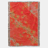 Rode gepersonaliseerde antiek auto, rusted metal deken (Voorkant Verticaal)