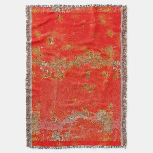 Rode gepersonaliseerde antiek auto, rusted metal deken (Voorkant Verticaal)