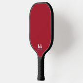 Rode Gepersonaliseerde Monogrammed Pickleball Padd Paddle (Links)