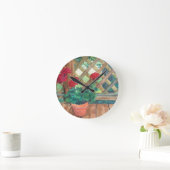 Rode Geranium Ronde Klok (Huis)