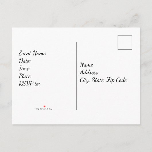 Rode Geraniums in kleipotten Uitnodiging Briefkaart (Achterkant)