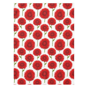 Rode Gerbera Daisy Boeket Tafelkleed