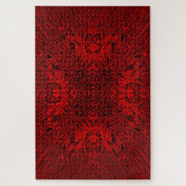 Rode Gerbera Legpuzzel