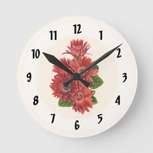Rode Gerbera Madeliefjes Ronde Klok
