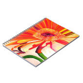 Rode Gerbera waterverf schilderkunst Notitieboek (Linkerzijde)