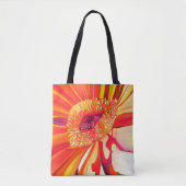 Rode Gerbera waterverf schilderkunst Tote Bag (Voorkant)