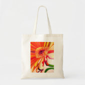 Rode Gerbera waterverf schilderkunst Tote Bag (Voorkant)