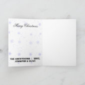 Rode geruite buffel labrador retriever hond kerst feestdagen kaart (Binnen)