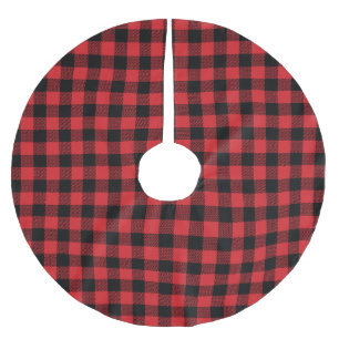 rode geruite plaid controleberg kerstboom rok
