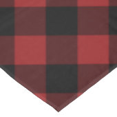 Rode geruite tafelkleed (Gekanteld)