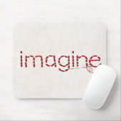 rode gestikte voorstelling tekstbericht met naald muismat (Met muis)