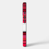 Rode gestreepte patroon iPhone 5/5s portemonnee ho Case-Mate iPhone Case (Achterkant / Links)