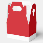 Rode gestript bedankdoosjes (Geopend)