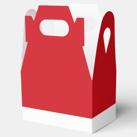 Rode gestript bedankdoosjes (Geopend)