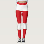 Rode gestript leggings<br><div class="desc">Rode strepen kerstmis.</div>