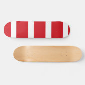 Rode gestript persoonlijk skateboard (Horizontaal)