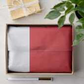 Rode gestript tissuepapier (Geschenk)