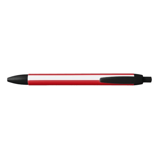 Rode gestript zwarte inkt pen (Achterkant)