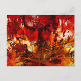 Rode Gevel Graffiti Briefkaart