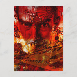 Rode Gevel Graffiti Briefkaart