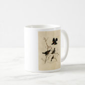 Rode gevleugelde Blackbird - Audubon's vogels van  Koffiemok (Voorkant rechts)