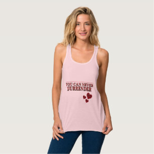 Rode Gezicht Liefde Hart Kunst Tanktop